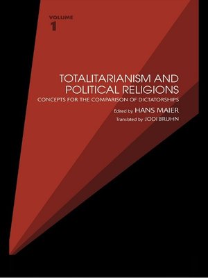 cover image of Totalitarianism and Political Religions, Volume 1